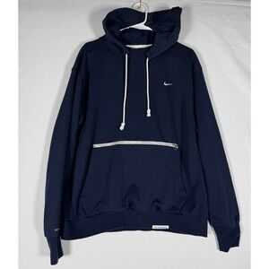 Nike Pullover Hoodie Men Large Blue Dri-Fit Standard Issue Basketball CV0864-419